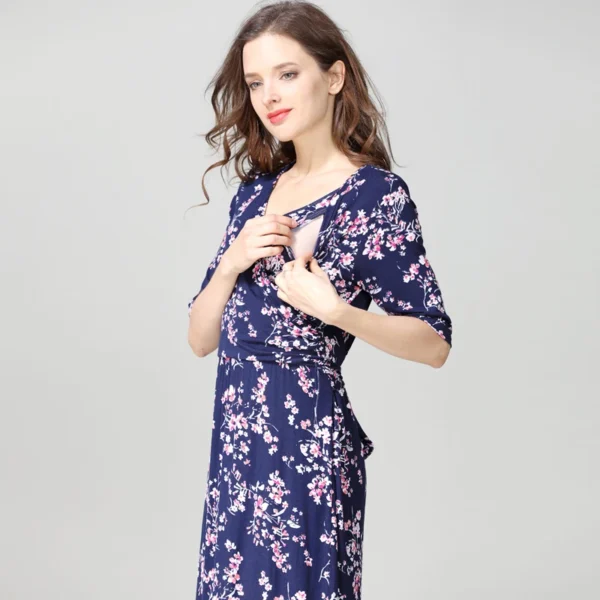 Floral Nursing Dress