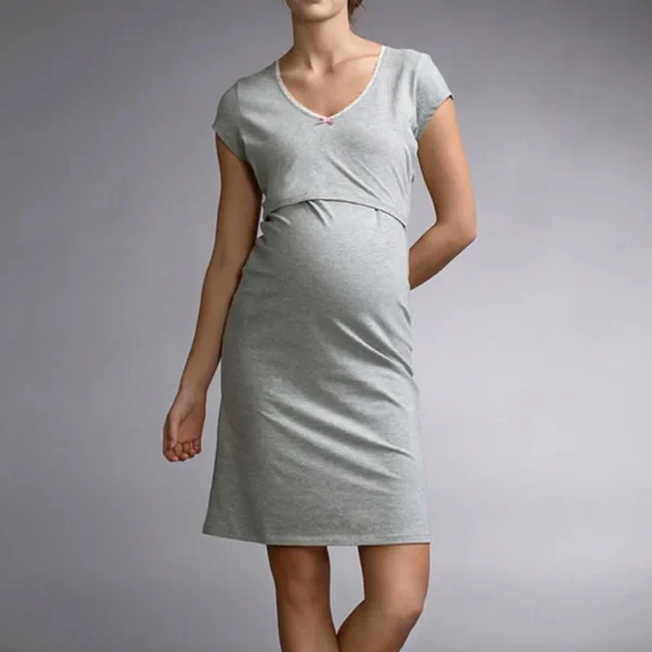 Grey nursing dresses