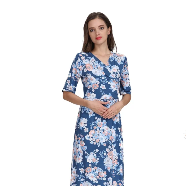 Floral Nursing Dress – Image 2