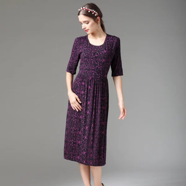 Robe d'Allaitement violet