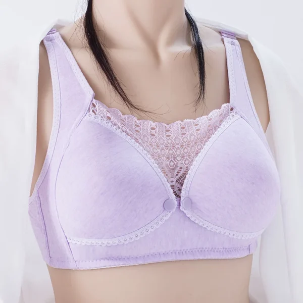 Purple Nursing Bra