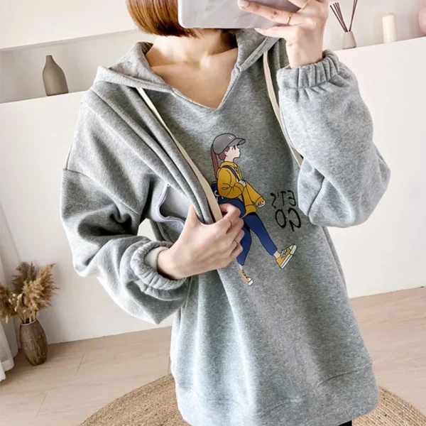 Comfortable Nursing Sweatshirt – Image 2