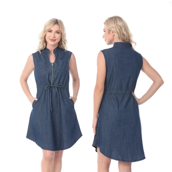 Blue nursing dress – Image 6