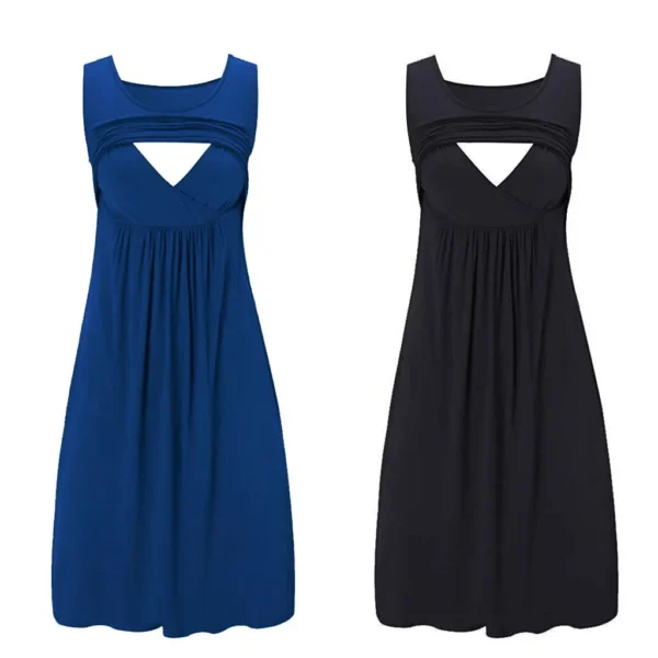 Plain nursing dress