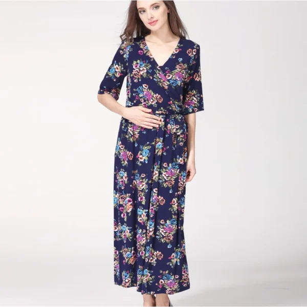 Floral Nursing Dress – Image 3