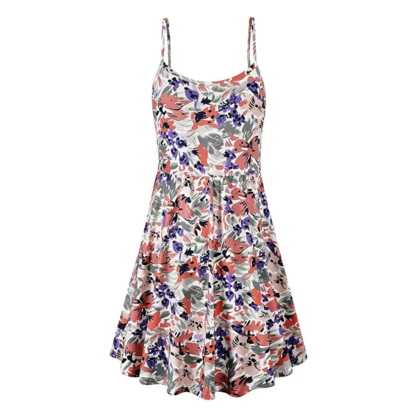 Short floral nursing dress – Image 5