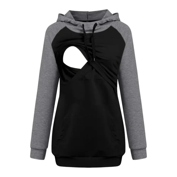 Nursing Sweatshirt with Zipper