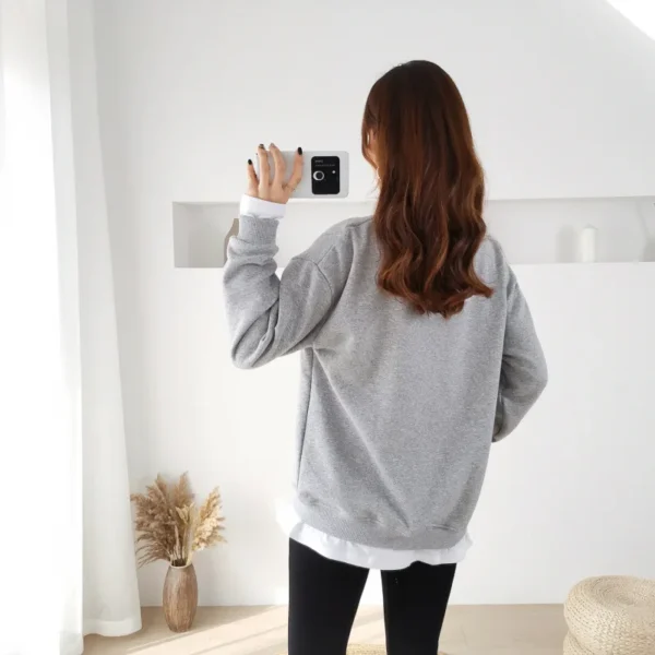 Gray Nursing Sweatshirt – Image 2