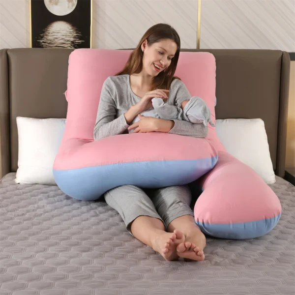 Full Body U-Shaped Nursing Pillow – Image 2